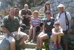 Trail group photo with Meryl